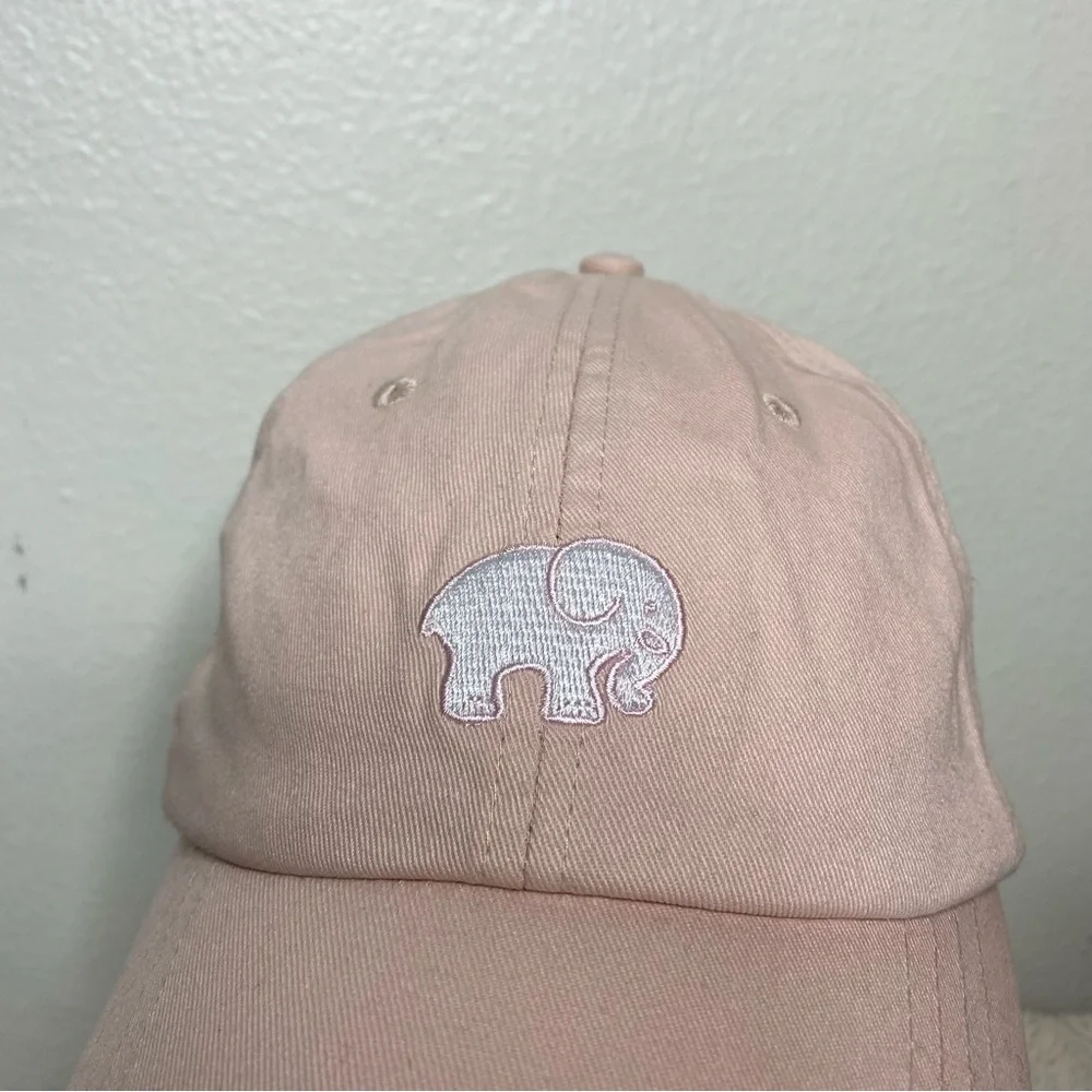 ivory ella Pale Pink Elephant Baseball Cap